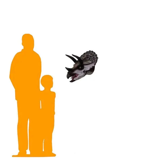 Triceratops Dinosaur Head Medium Statue LM Treasures - H