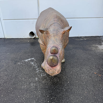 Baby Rhinoceros Life Size Statue