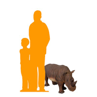 Baby Rhinoceros Life Size Statue - LM Treasures 