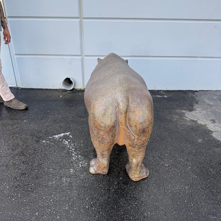 Baby Rhinoceros Life Size Statue