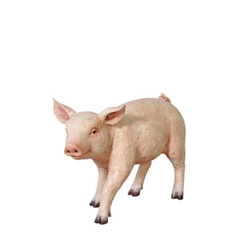 Baby Pig Life Size Statue - LM Treasures 