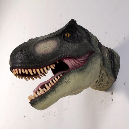 T-Rex Dinosaur Head Small Wall Decor Statue