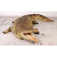 Crocodile Mouth Open Life Size Statue - LM Treasures 