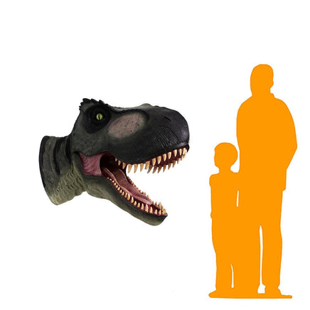 T-Rex Dinosaur Head Jumbo Life Size Statue - LM Treasures 