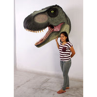 T-Rex Dinosaur Head Jumbo Life Size Statue - LM Treasures 