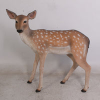 Fawn Fallow Deer Life Size Statue - LM Treasures 