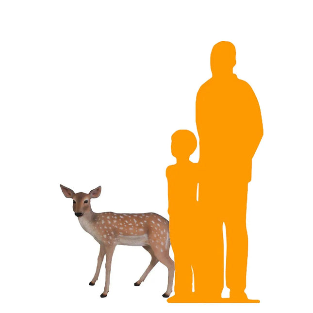 Fawn Fallow Deer Life Size Statue LM Treasures - H