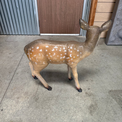 Fawn Fallow Deer Life Size Statue