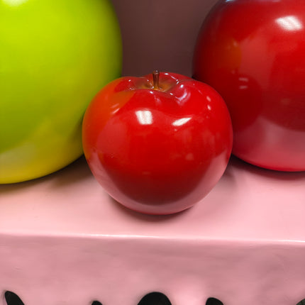 Small Red Apple Over Sized Statue