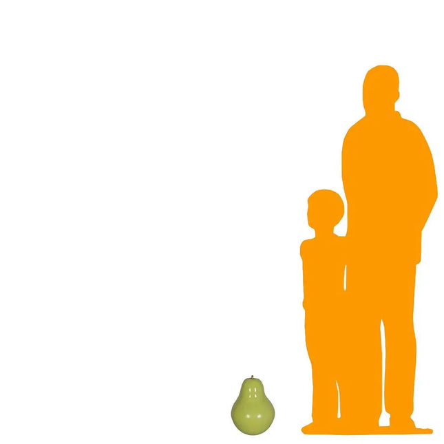 Small Green Pear Over Sized Statue LM Treasures - H