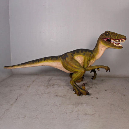 Green Dromarosaurus Dinosaur Life Size Statue
