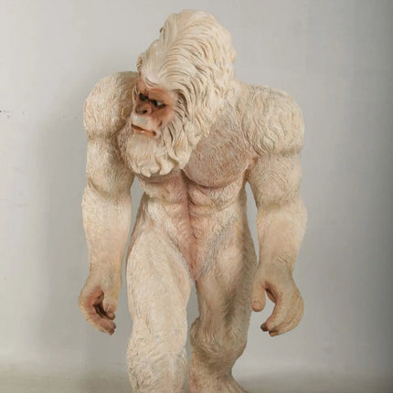 White Abominable Snowman Yeti Statue