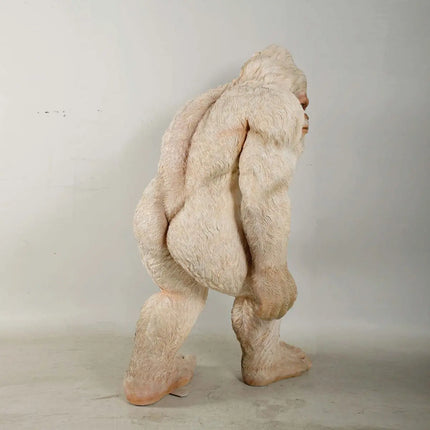 White Abominable Snowman Yeti Statue
