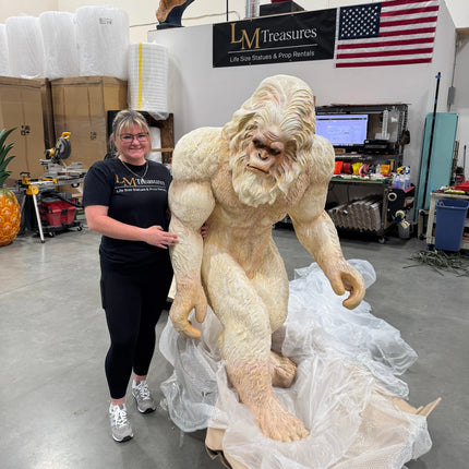 White Abominable Snowman Yeti Statue LM Treasures - H