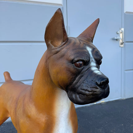 Boxer Dog Life Size Statue LM Treasures - H