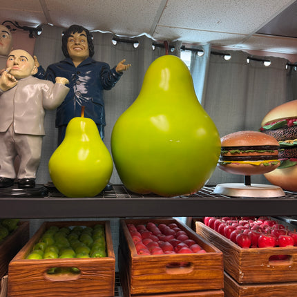 Small Green Pear Over Sized Statue