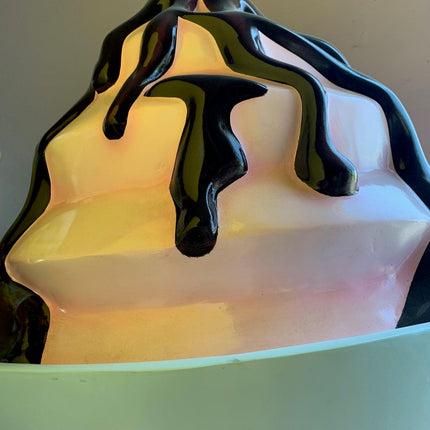 Ice Cream Cup Strawberry Sundae Over Sized Statue - LM Treasures 
