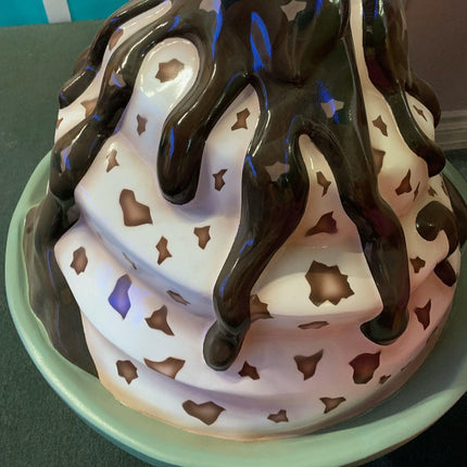 Ice Cream Cup Chocolate Sundae Over Sized Statue - LM Treasures 