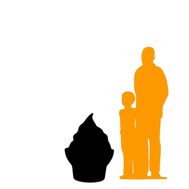 Ice Cream Cup Strawberry Sundae Over Sized Statue LM Treasures - T