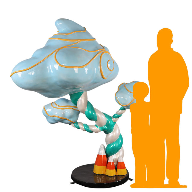 Cotton Candy Tree Over Sized Statue
