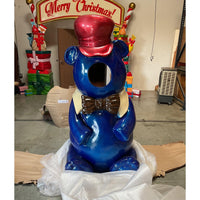 Blue Gummy Bear Photo Op Over Sized Statue - LM Treasures 