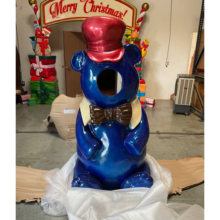 Blue Gummy Bear Photo Op Over Sized Statue - LM Treasures 