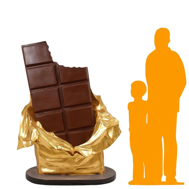 Chocolate Bar Over Sized Statue LM Treasures - T