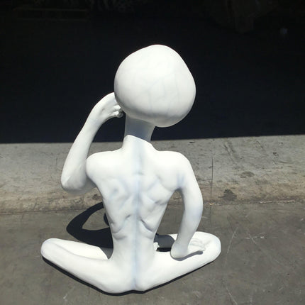 Alien With Cigar Life Size Statue - LM Treasures 