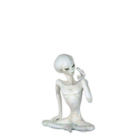 Alien With Cigar Life Size Statue - LM Treasures 
