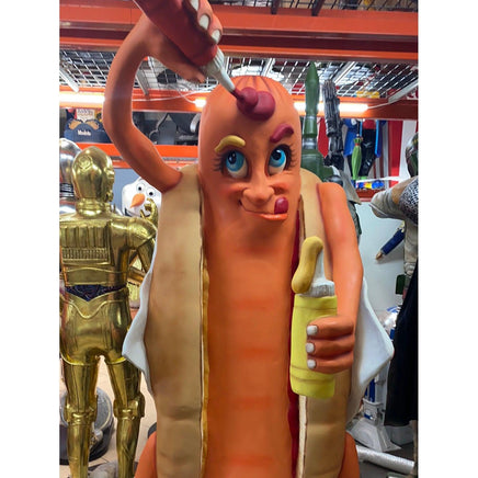 American Hot Dog Man Life Size Statue - LM Treasures 