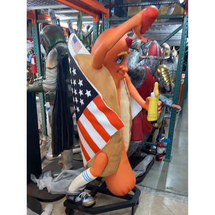 American Hot Dog Man Life Size Statue - LM Treasures 