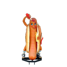 American Hot Dog Man Life Size Statue - LM Treasures 