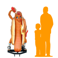 American Hot Dog Man Life Size Statue - LM Treasures 