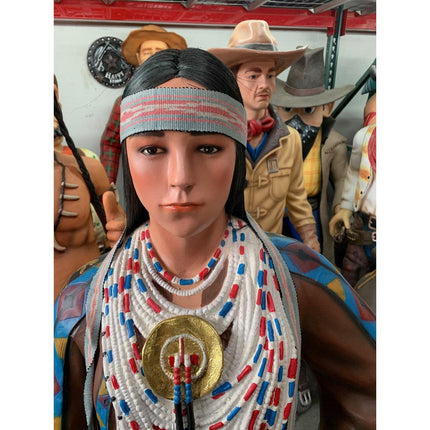 Indian Woman Life Size Statue - LM Treasures 