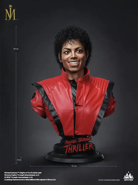 Michael Jackson Thriller Bust Life Size Statue Queen Studios LM Treasures - QS