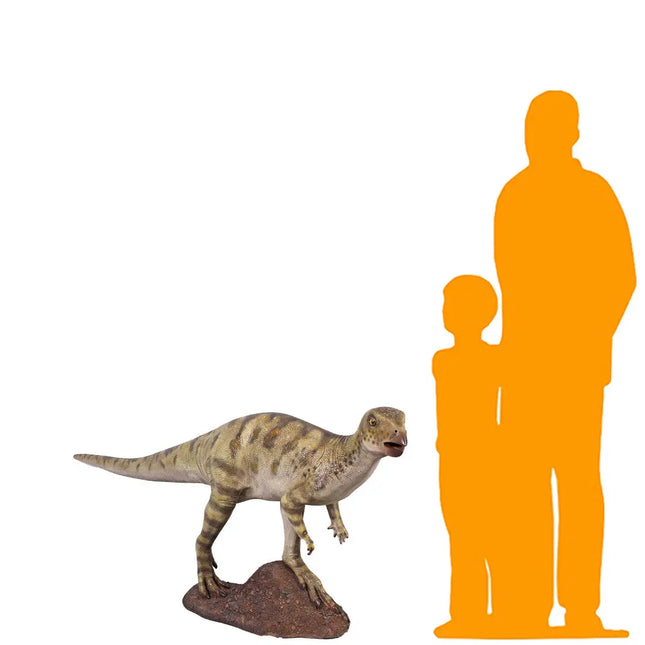 Hypsilophodont Dinosaur Life Size Statue LM Treasures - H