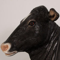 Holstein Cow Bench Life Size Statue - LM Treasures 