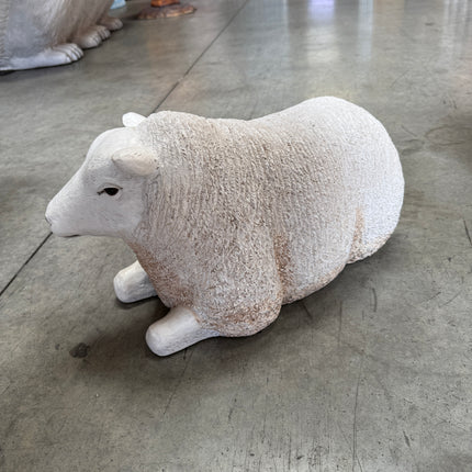 Texelaar Baby Sheep Laying Life Size Statue