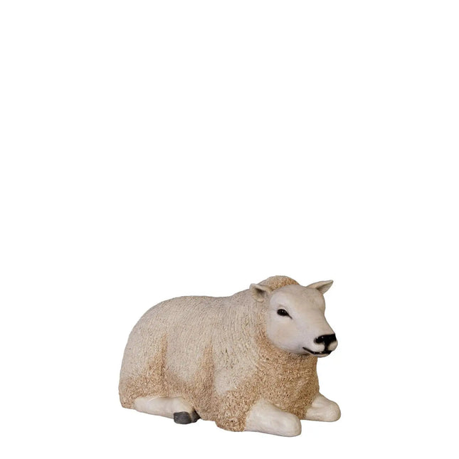 Texelaar Baby Sheep Laying Life Size Statue LM Treasures - H