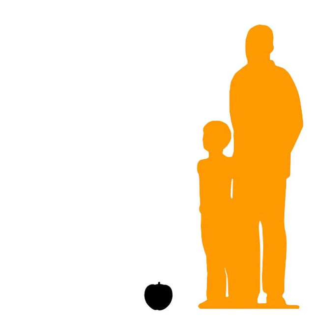 Mini Red Apple Over Sized Statue LM Treasures - H