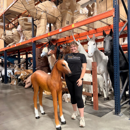 Foal Pony Life Size Statue LM Treasures - H
