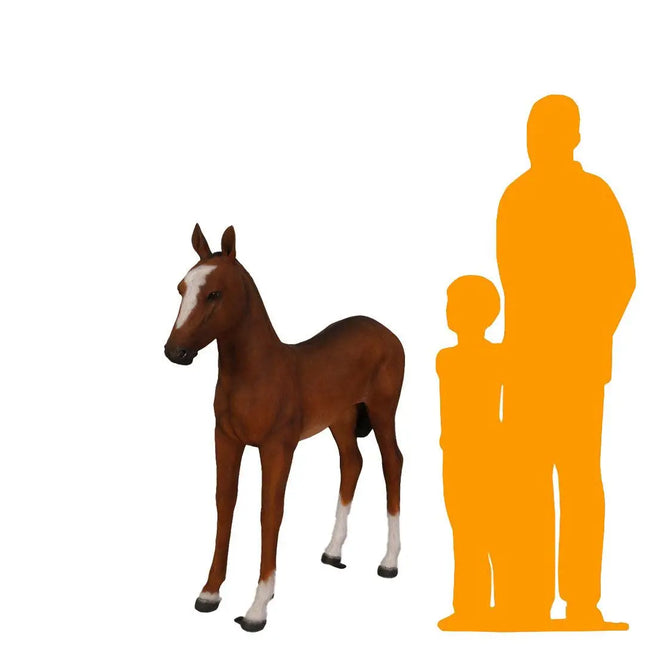 Foal Pony Life Size Statue LM Treasures - H