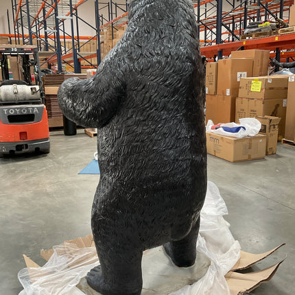 Growling Black Bear Life Size Statue LM Treasures - H
