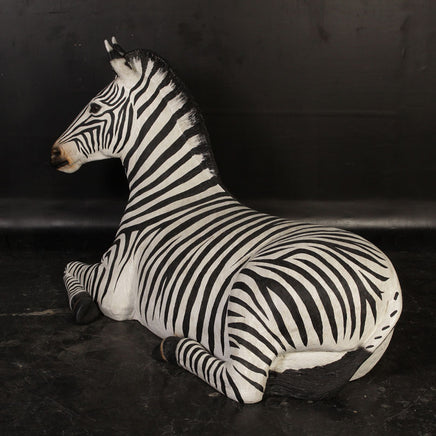 Resting Zebra Life Size Statue - LM Treasures 