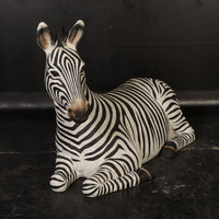 Resting Zebra Life Size Statue - LM Treasures 