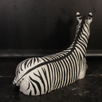 Resting Zebra Life Size Statue - LM Treasures 