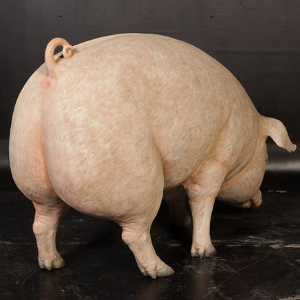 Fat Pig Standing Life Size Statue - LM Treasures 