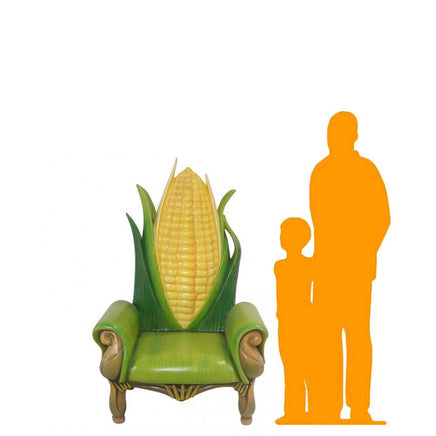 Corn Throne Life Size Statue - LM Treasures 