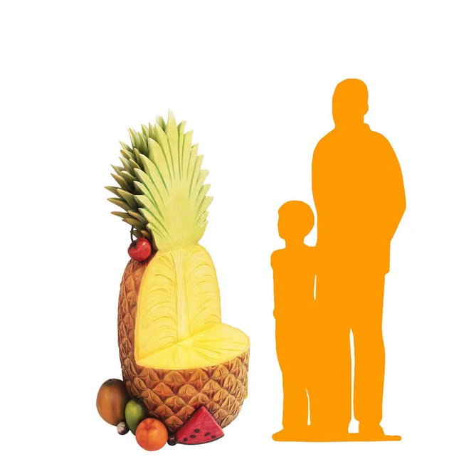 Pineapple Chair Over Sized Statue LM Treasures - T