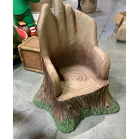 Tree Trunk Throne Life Size Statue - LM Treasures 